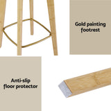Artiss Bar Table and Stools Set Dining Desk Kitchen Chairs Cafe Pub - Close-Up Angle