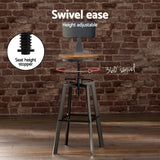 Artiss Bar Table and Stools Set Dining Desk Industrial Kitchen Chairs Cafe Pub