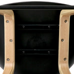 4x Artiss Bar Stools Kitchen Counter Stool Dining Chairs Wooden Black, image 5