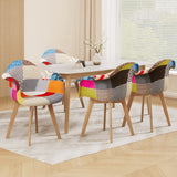 Artiss Dining Chairs Set of 4 Fabric Retro Replica DSW - Low Angle