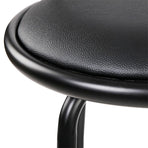 Artiss 2x Bar Stools Swivel Leather Padded Metal, image 6