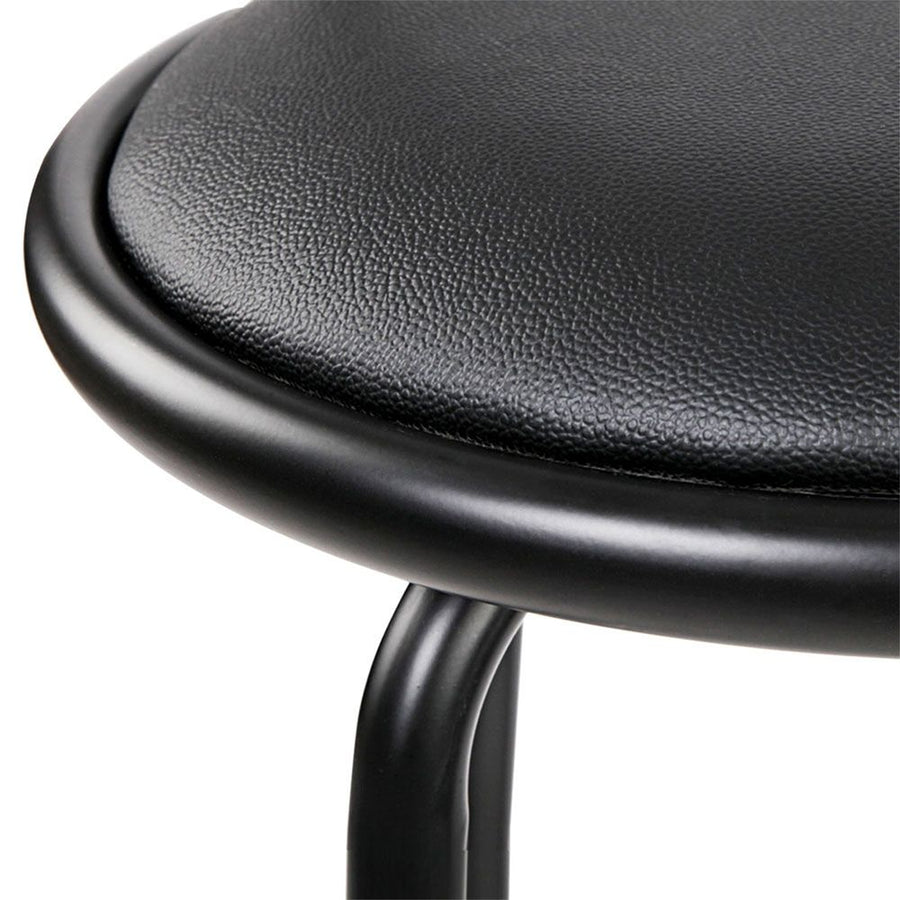 Artiss 2x Bar Stools Swivel Leather Padded Metal, image 6