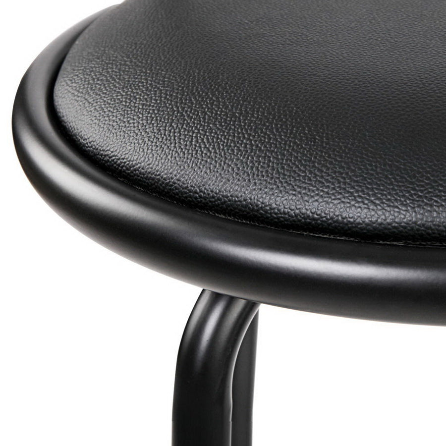 Artiss 4x Bar Stools Swivel Leather Padded Metal, image 6