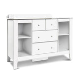 Keezi Baby Changing Table Diaper Station Drawers Chest Cabinet Nursery Furniture - Side View