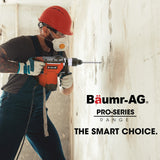 Baumr-AG 1500W Pro-Grade Electric Rotary Jackhammer Hammer Drill, with 2 Bonus Chisels, 3 Drill Bits - Extra Image