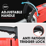 Baumr-AG 2200W Pro-Grade Electric Demolition Jackhammer, with 3 Bonus Chisels, Steel Carry Case - Extra Image