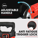 Baumr-AG 2400W Pro-Grade Electric Demolition Jackhammer, with 3 Bonus Chisels, Carry Case - Extra Image