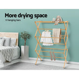 Artiss Clothes Airer Coat Rack Foldable Hanger Dryer - 45-Degree Angle