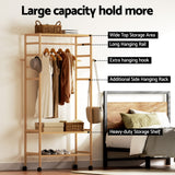 Artiss Clothes Rack Wardrobe Coat Stand 169cm - 45-Degree Angle