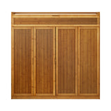 Artiss Shoe Rack Cabinet 30 Pairs Storage Cupboard Bamboo