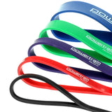 Powertrain Home Gym Workout Resistance Exercise Band - 5 Pieces - Front View