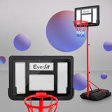 Everfit 1.6M Kids Basketball Hoop Stand System Portable - Low Angle