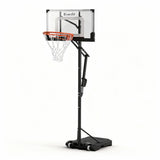Everfit Portable Basketball Hoop Adjustable Pool Goal System Backyard 1.05M-2.1M - Side View