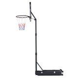 Everfit Portable Basketball Hoop System Adjustable Full Foldable Stand 2.07m - Side View