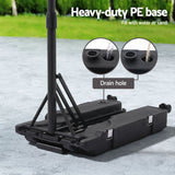 Everfit Portable Basketball Hoop System Adjustable Full Foldable Stand 2.07m - Low Angle
