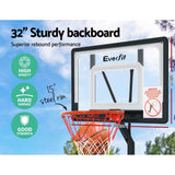 Everfit 2.6M Basketball Hoop Stand System Adjustable Portable Pro Kids Clear - Top-Down View