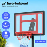 Everfit 2.6M Basketball Hoop Stand System Portable Kid - 45-Degree Angle