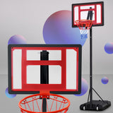 Everfit 2.6M Basketball Hoop Stand System Portable Kid - Close-Up Angle