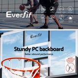 Everfit 3.05M Basketball Hoop Stand System Portable Height Adjustable Net Ring - Top-Down View