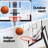 Everfit 3.05M Basketball Hoop Stand System Portable Height Adjustable Net Ring - 45-Degree Angle