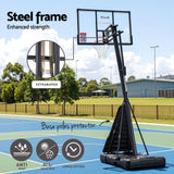 Everfit 3.05M Basketball Hoop Stand System Portable Height Adjustable Net Ring - Rear View