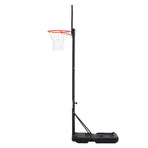 Everfit portable basketball hoop stand with PET backboard and wheels, easy-turn height adjustment knob