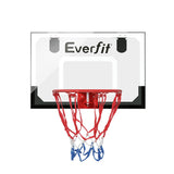 Everfit 23 Mini Basketball Hoop Backboard Door Wall Mounted Sports Kids Black - Side View