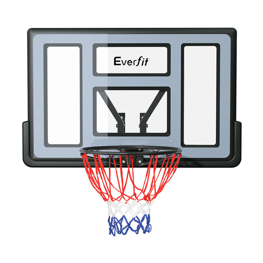 Everfit 45" Basketball Hoop Backboard Wall Mounted Ring Net Sports Pro System, image 3