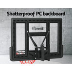 Everfit 45" Basketball Hoop Backboard Wall Mounted Ring Net Sports Pro System, image 5