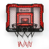 Everfit Mini Basketball Hoop Over Door Indoor LED Scoreboard Kids Set 40x30cm - Side View
