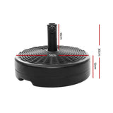 Instahut 51cm Outdoor Umbrella Base Round Stand Pod - Front View