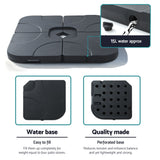 Instahut Outdoor Umbrella Base 50cm 4 Plates Stand Pod Cantilever - Top-Down View