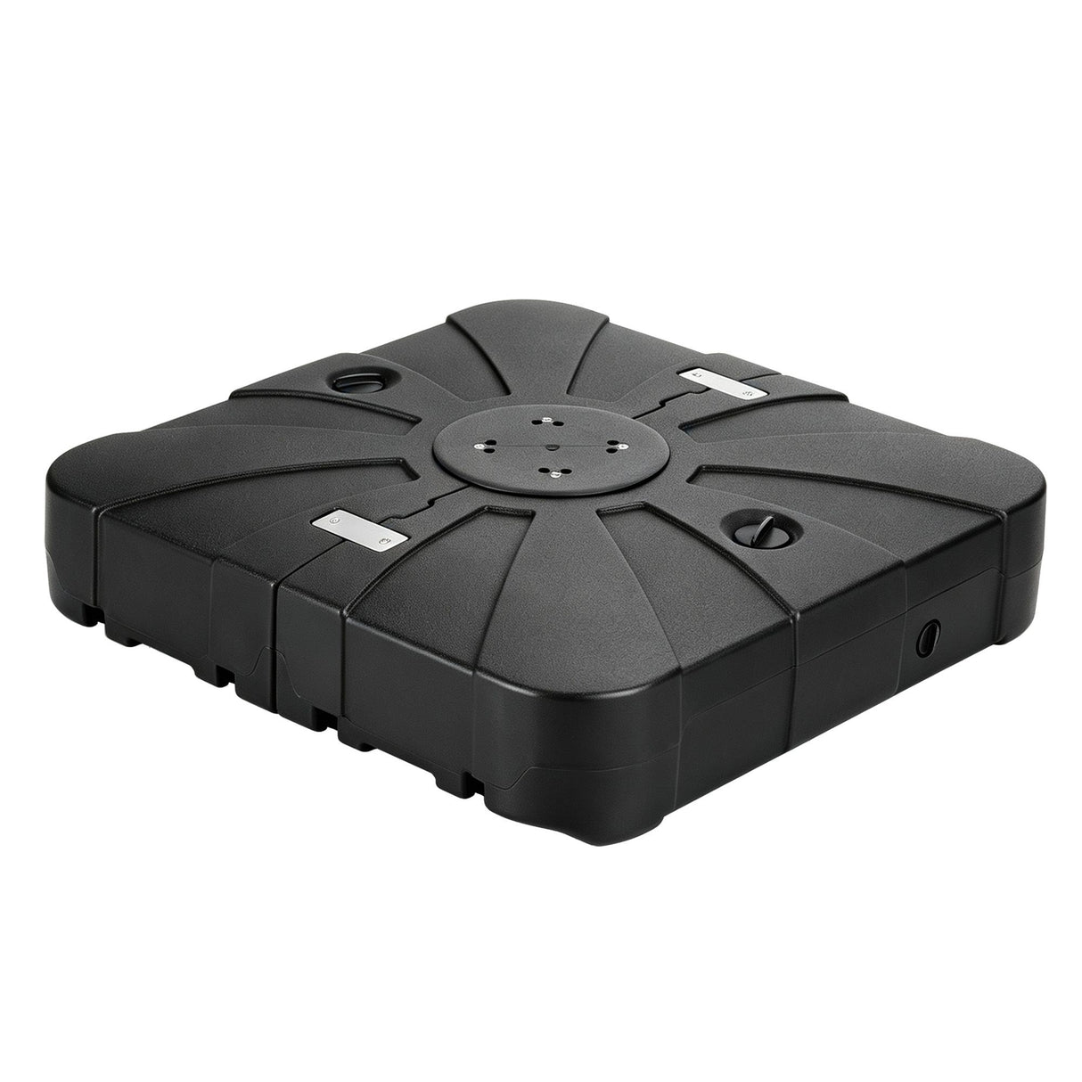 Instahut Outdoor Umbrella Base 2 Fillable 60kg Cantilever Umbrella Base with Wheels 84cm