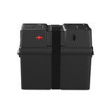 Giantz Battery Box 500W Inverter Deep Cycle Battery Portable Caravan Camping USB - Side View