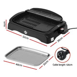 Grillz 1950W Electric BBQ Grill Non-stick Plate for Indoor Outdoor - Front View