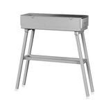 Grillz BBQ Grill Charcoal Smoker Portable Barbecue - Close-Up Angle