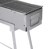 Grillz BBQ Grill Charcoal Smoker Portable Barbecue - Side View
