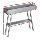 Grillz BBQ Grill Charcoal Smoker Barbecue Portable - Front View