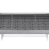 Grillz BBQ Grill Charcoal Smoker Barbecue Portable - Top-Down View