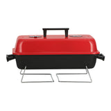 Grillz Charcoal BBQ Portable Grill Camping Barbecue Outdoor Cooking Smoker - Side View