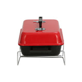 Grillz Charcoal BBQ Portable Grill Camping Barbecue Outdoor Cooking Smoker - Top-Down View