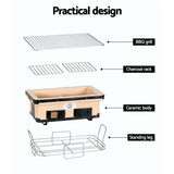 Grillz BBQ Grill Tabletop Charcoal Smoker - 45-Degree Angle