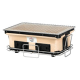 Grillz BBQ Grill Tabletop Charcoal Smoker - Close-Up Angle