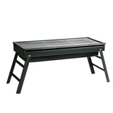 Grillz BBQ Grill Charcoal Smoker Foldable - Close-Up Angle