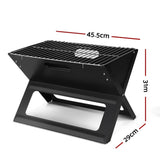 Grillz BBQ Grill Charcoal Smoker Foldable - Front View