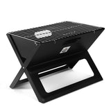 Grillz BBQ Grill Charcoal Smoker Foldable - Close-Up Angle