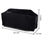 Cover for EuroGrille 9 Burner Double Hood BBQ