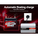 Giantz 12V 20A Car Battery Charger Inverter 20 Amp ATV 4WD Boat Caravan - Close-Up Angle