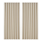 Artiss 2X Blockout Curtains Eyelet 300x230cm Beige