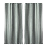 Artiss 2X Blockout Curtains Eyelet 300x230cm Grey Shine